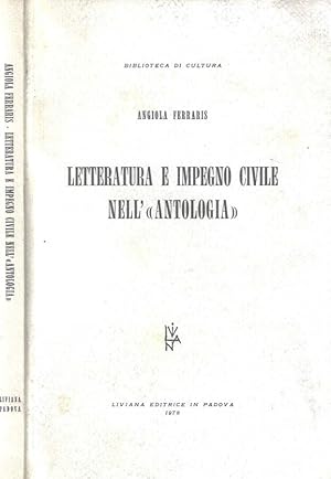 Bild des Verkufers fr Letteratura e impegno civile nell'antologia zum Verkauf von Biblioteca di Babele