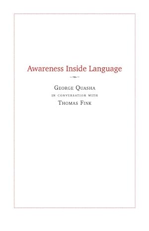 Image du vendeur pour Awareness Inside Language mis en vente par GreatBookPrices