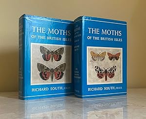 Seller image for The Moths of the British Isles (Frederick Warne's Wayside and Woodland Series). Two Volumes | First Series: Comprising the Families Shingidae, Endromidae, Saturniidae, Notodontidae, Thyatiridae, Drepanidae, Lymantriidae and Noctuidae, with Coloured Figures and Drawings of Early Stages | Second Series: Comprising the Families Lasiocampidae, Arctiidae, Geometridae, Cossidae, Limacodidae, Zygaenidae, Sesiidae and Hepialidae, with Coloured Figures and Drawings of Early Stages. [Two volumes Complete]. for sale by Little Stour Books PBFA Member
