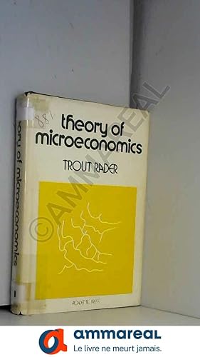 Imagen del vendedor de Theory of Microeconomics a la venta por Ammareal