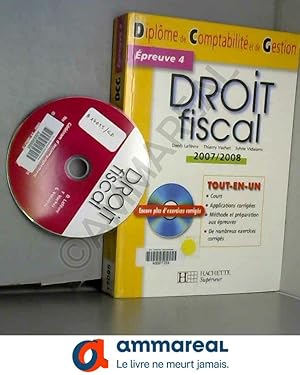 Bild des Verkufers fr Droit fiscal DCG - preuve 4: + CD Rom zum Verkauf von Ammareal