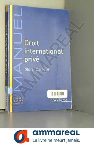 Image du vendeur pour Droit international priv mis en vente par Ammareal