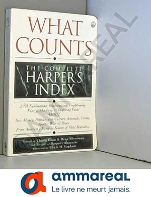 Imagen del vendedor de What Counts: The Complete Harpers Index a la venta por Ammareal