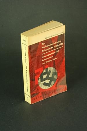 Seller image for Der Nationalsozialismus: Dokumente 1933-1945. Hrsg., eingeleitet und dargestellt von Walther Hofer for sale by Steven Wolfe Books