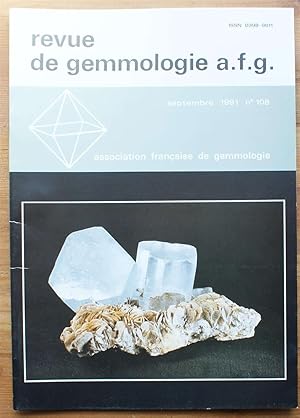 Revue de gemmologie N°108, septembre 1991