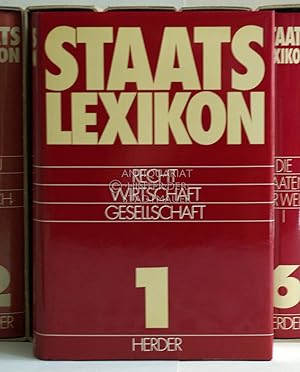 Staatslexikon: Recht - Wirtschaft - Gesellschaft, in 5 Bänden. und Die Staaten der Welt I+II. (7 ...