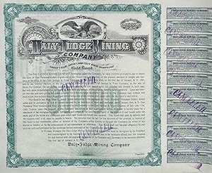 Daly Judge Mining Company Stock Certificate