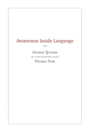 Imagen del vendedor de Awareness Inside Language a la venta por GreatBookPrices