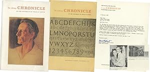 The Library Chronicle of the University of Texas at Austin [New Series Number 40 (First Edition, ...