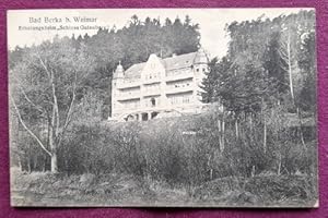 AK Ansichtskarte Bad Berka bei Weimar. Erholungsheim "Schloss Gutenberg"