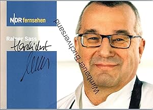 Image du vendeur pour Original Autogramm Rainer Sass NDR Koch /// Autogramm Autograph signiert signed signee mis en vente par Antiquariat im Kaiserviertel | Wimbauer Buchversand