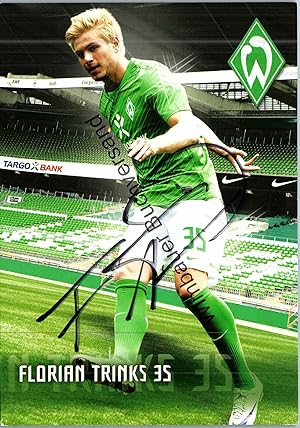 Bild des Verkäufers für Original Autogramm Florian Trinks Werder Bremen /// Autograph signiert signed signee Saison 2011 / 2012 zum Verkauf von Wimbauer Buchversand