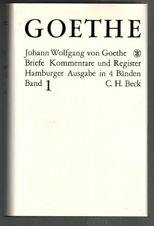 Bild des Verkufers fr Goethes Briefe; Band 1, [1764 - 1786] zum Verkauf von Elops e.V. Offene Hnde