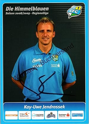 Seller image for Original Autogramm Kay-Uwe Jendrossek Chemnitz /// Autograph signiert signed signee Saison 2008 / 2009 for sale by Antiquariat im Kaiserviertel | Wimbauer Buchversand