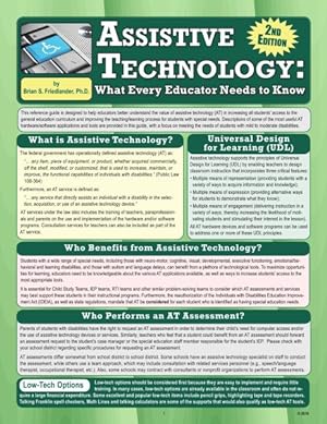 Seller image for Assistive Technology : What Every Educator Needs to Know for sale by GreatBookPrices