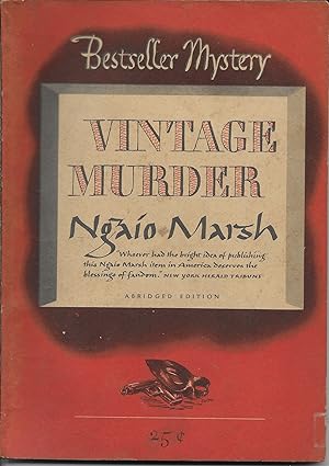 Seller image for Vintage Murder for sale by stephens bookstore