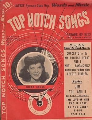 1941 Top Notch Songs Words and Music. Vol. 1, No. 1