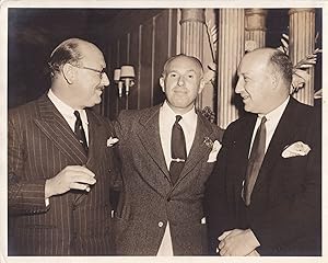 Original photograph of Jack Warner and J. Walton Brown, circa 1938