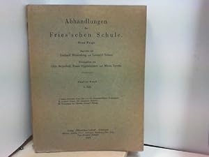 Seller image for Abhandlungen der Fries ' schen Schule - Band 5 / Heft 1 for sale by ABC Versand e.K.