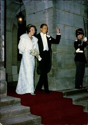 Ansichtskarte / Postkarte Hochzeit 1966, Prinzessin Beatrix der Niederlande, Claus von Amsberg