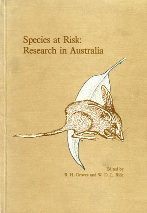 Seller image for Species at risk: research in Australia. Proceedings of a symposium. for sale by Andrew Isles Natural History Books