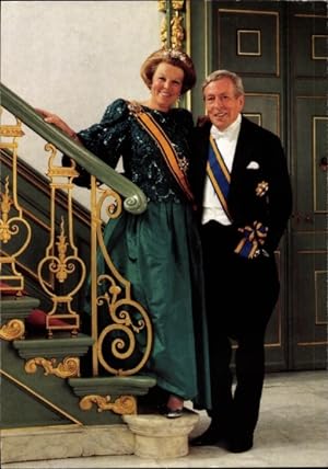 Ansichtskarte / Postkarte Königin Beatrix der Niederlande, Claus von Amsberg