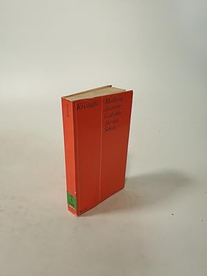 Immagine del venditore per Kristalle. Moderne deutsche Gedichte fr die Schule. 2. Auflage venduto da Antiquariat Bookfarm