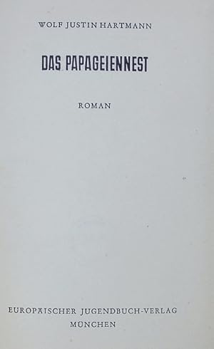 Imagen del vendedor de Das Papageiennest. Roman. a la venta por Antiquariat Bookfarm