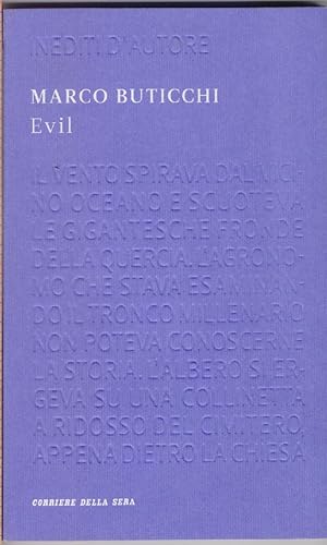 Immagine del venditore per Evil - Marco Buticchi venduto da libreria biblos