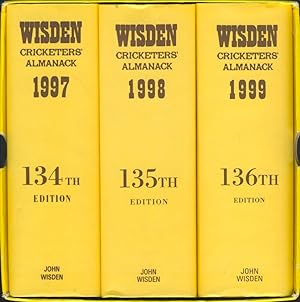 Seller image for WISDEN CRICKETERS' ALMANACK 1997 TO 1999 (3 VOLUMES) for sale by Sportspages