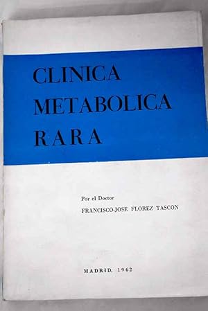 Seller image for Clnica metablica rara for sale by Alcan Libros