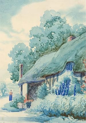 Seller image for G.A. Cooper - Mid 20th Century Watercolour, Thatched Cottage for sale by Sulis Fine Art