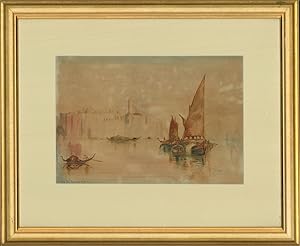 W. F. Murphy - 20th Century Watercolour, Venetian Boats
