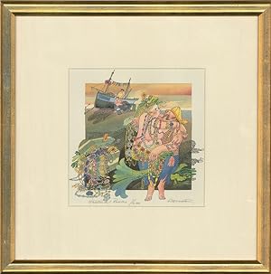 C.J. Archer RI (1928-2016) - A Pair of Contemporary Giclees, Nautical Bette