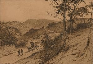 Image du vendeur pour Percy Robertson RE (1868-1934) - Late 19th Century Etching, Rural Landscape mis en vente par Sulis Fine Art