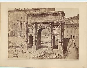 ROMA - Arco de Settimio Severo (meridionale).