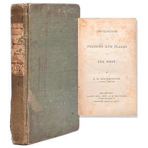 Seller image for Recollections of Persons and Places in the West for sale by James Cummins Bookseller, ABAA