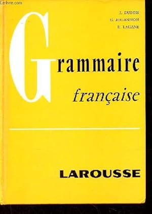 Image du vendeur pour Grammaire franaise. mis en vente par Le-Livre