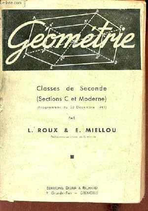 Seller image for Gomtrie classes de seconde (Sections C et moderne) programmes du 23 dcembre 1941. for sale by Le-Livre