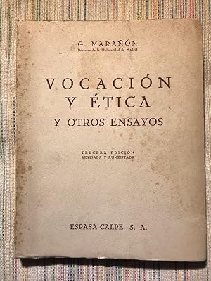 Seller image for Vocacin y tica y otros ensayos for sale by Campbell Llibres