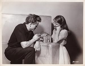 Bild des Verkufers fr East of Eden (Original photograph of James Dean and Julie Harris on the set of the 1955 film) zum Verkauf von Royal Books, Inc., ABAA