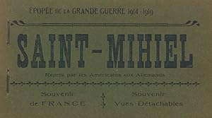 Saint Mihiel 24x WW1 War French Antique Postcard Book