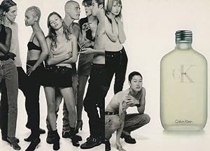 Calvin Klein Chinese & Multi Racial Dance Group Advertising Postcard
