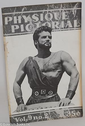 Physique Pictorial vol. 9, #2, Summer [released September] 1959: Steve Reeves cover