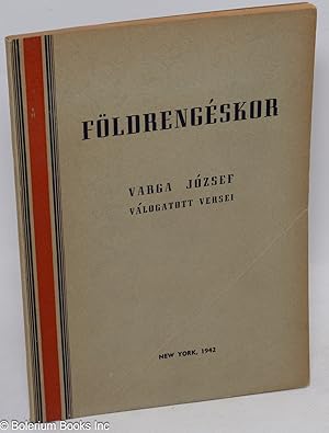 Seller image for Fldrengskor: Varga Jzsef vlogatott versei for sale by Bolerium Books Inc.