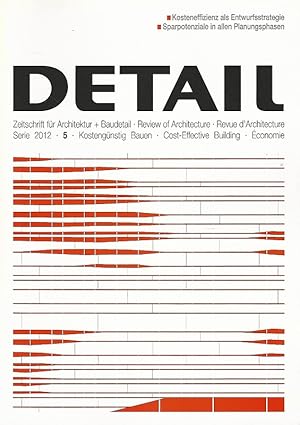 Immagine del venditore per Detail. Zeitschrift fr Architektur + Baudetail. Kostengnstig Bauen. Serien 2012/5. Potenziale neuer digitaler Planungsmethoden. 3D-Druck: Mglichkeiten fr den Bau. BIM - digitales Abbild mit groer Informationstiefe. bersetzungen englisch: Elise Feiersinger u.a. venduto da Lewitz Antiquariat