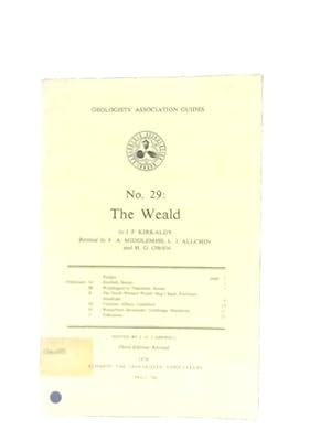Imagen del vendedor de The Weald (Geologists' Association Guides No. 29) a la venta por World of Rare Books