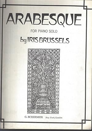 Imagen del vendedor de Arabesque. For piano solo a la venta por Vada's Book Store