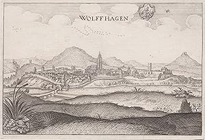 Bild des Verkufers fr Gesamtansicht, "Wolffhagen". zum Verkauf von Antiquariat Clemens Paulusch GmbH