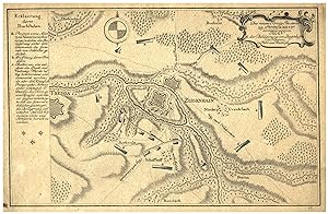 Bild des Verkufers fr Umgebungskarte, "Plan der Belagerung von Ziegenhayn in Hessen in Feb. u. Mart. 1761". zum Verkauf von Antiquariat Clemens Paulusch GmbH